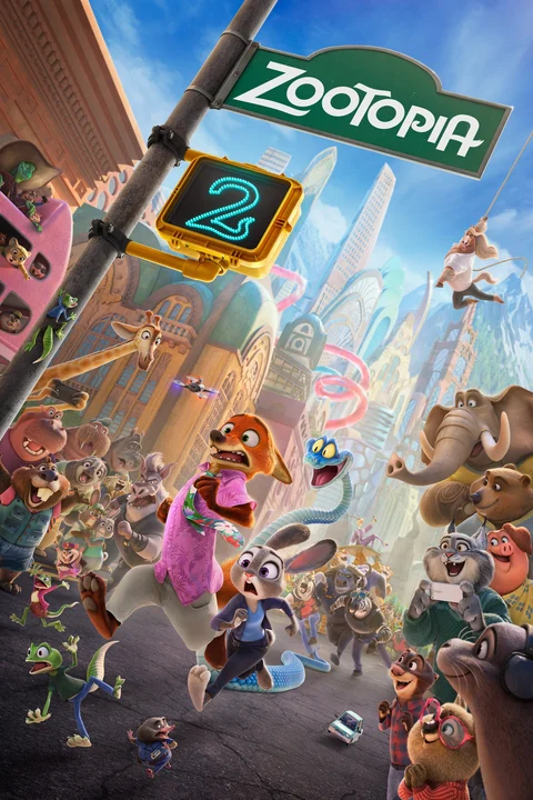 Illustrative poster: Zootopia 2